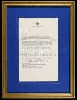 Typed letter signed by President Gerald R. Ford to Gene Sarazen