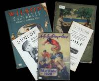 Lot of 5 golf and sporting equipment catalogues