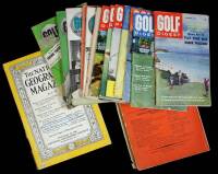 Lot of 24 miscellaneous golf magazines