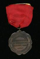 Competitor medal from the first U.S. Amateur Public Links Golf Championship, 1922 Toledo, Ohio