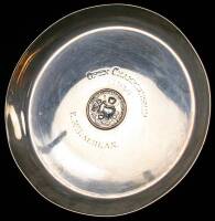 Sterling silver souvenir dish for 1936 British Open