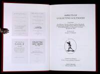 Aspects of Collecting Golf Books. Subscribers Edition