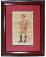 Original Vanity Fair color lithograph of Horace Hutchinson, signed & framed