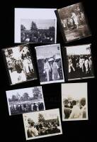 Lot of 5 photo negatives & 23 photo prints of Bobby Jones winning his Grand Slam at the 1930 National Amateur Golf Championship, Merion Country Club, Pennsylvania