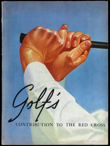 [The Red Cross $10,000 Open Golf Championship held at Wykagyl souvenir program]: Golf&rsquo;s Contribution to the Red Cross (on cover)