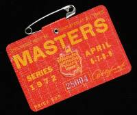 1972 Masters Badge