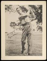 Signed Byron Nelson photo