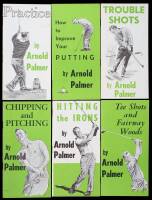 Set of six golf instructional pamphlets