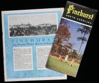 Lot of 2 Pinehurst promotional booklets