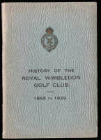 History of the Royal Wimbledon Golf Club, 1865 to 1929