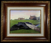 Fine art signed limited giclee print of St. Andrews Swilkan Bridge by William Grandison