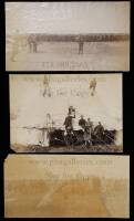 Group of 5 original sepia tone photographs of Freddie Tait