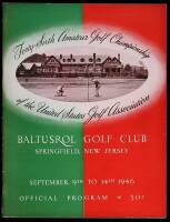 Forty-Sixth Amateur Golf Championship of the USGA...official program