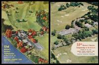 Set of 2 Women&rsquo;s USGA Amateur Golf Championship souvenir programs