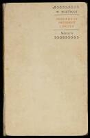 Memories of President Lincoln and Other Lyrics of the War
