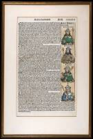 Original leaf from the Nuremberg Chronicle