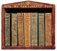 Set of 7 miniature books in a leather slipcase with legend "My Own Library"