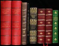 Group of 7 titles in fine leather bindings