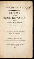 Vindiciae Gallicae. Defence of the French Revolution and Its English Admirers