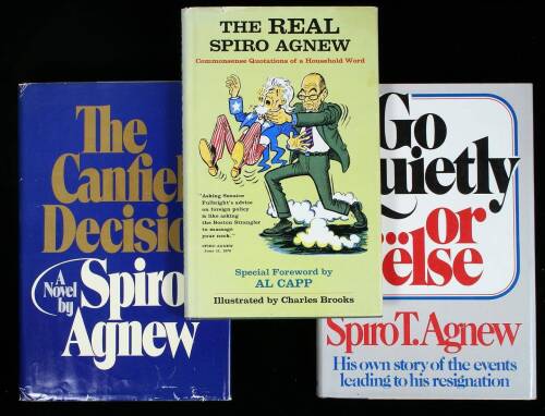 Three books by or about Spiro T. Agnew - All inscribed