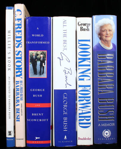 Six books by George and/or Barbara Bush - All Inscribed
