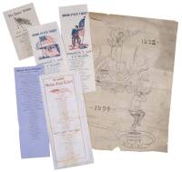Large Group of 19th Century California Political Ephemera