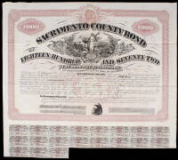Sacramento County Bond of 1872