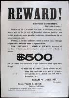 1912 Sacramento Reward Poster