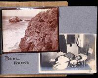 Album of approximately 44 photographs of various California towns, etc.
