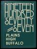 Plains High School 1977 Buffalo