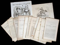 Collection of 11 political pamphlets & 2 cartoon broadsides, having to do with the Civil War, including preceding and subsequent years.