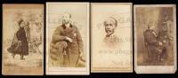Lot of 10 carte-de-visite photographs of Confederate soldiers and politicians