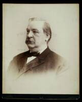 Albumen photograph portrait of Grover Cleveland