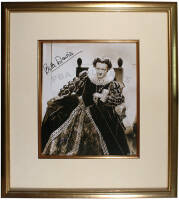 2 large framed photographs, signed by Bette Davis