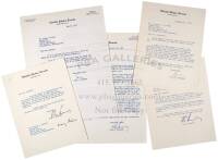 Archive of Typed Letters Signed by John F. Kennedy plus other material relating to Dexter School in Boston, Massachusetts