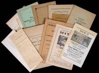 Collection of 12 pamphlets and other items relating to Oklahoma