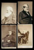 Lot of four cabinet cards of American politicians and related personages