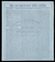 The San Francisco News Letter. A Summary of Events from the 20th of October to the 5th of November, 1856