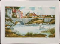 Original watercolor illustration from The Ugly Duckling