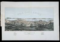 Color lithograph view of San Francisco, 1855