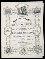 Dedicatory Ceremony of the Odd Fellows' Cemetery, Point Lobos Road, San Francisco