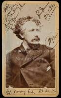 Carte-de-visite photograph of Train, inscribed and signed on the image