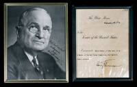 Signed photo - inscribed to Hildegarde