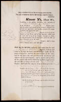 Printed document filled out in ink, appointing Daniel Webster as Justice of the Peace for Suffolk County, Massachusetts, signed by Governor Levi Lincoln