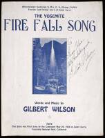 The Yosemite Fire Fall Song
