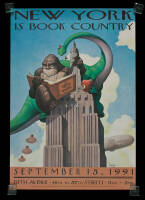 New York is Book Country: September 15, 1991 - poster illustrated and signed by William Joyce