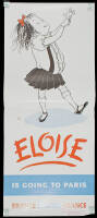 Eloise is Going to Paris - poster signed by illustrator Hilary Knight