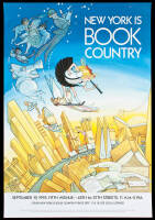 New York is Book Country: September 19, 1993 - poster signed by illustrator Hilary Knight