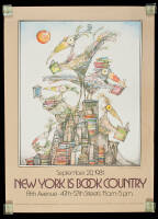 New York is Book Country September 20, 1981 - poster illustrated and signed by Arnold Lobel