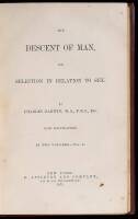 The Descent of Man and Selection in Relation to Sex.
